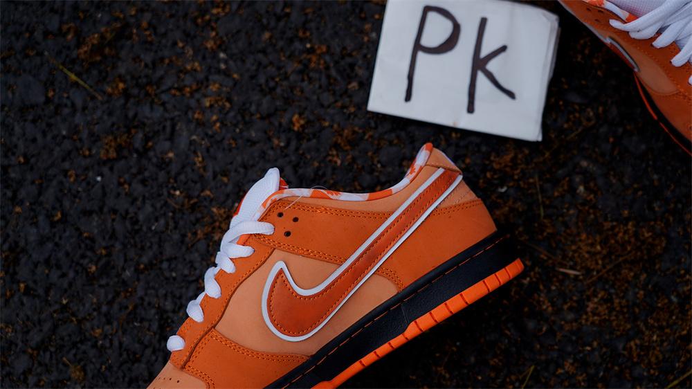 PK GOD NIKE SB DUNK LOW CONCEPTS ORANGE LOBSTER RETAIL MATERIALS READY TO SHIP